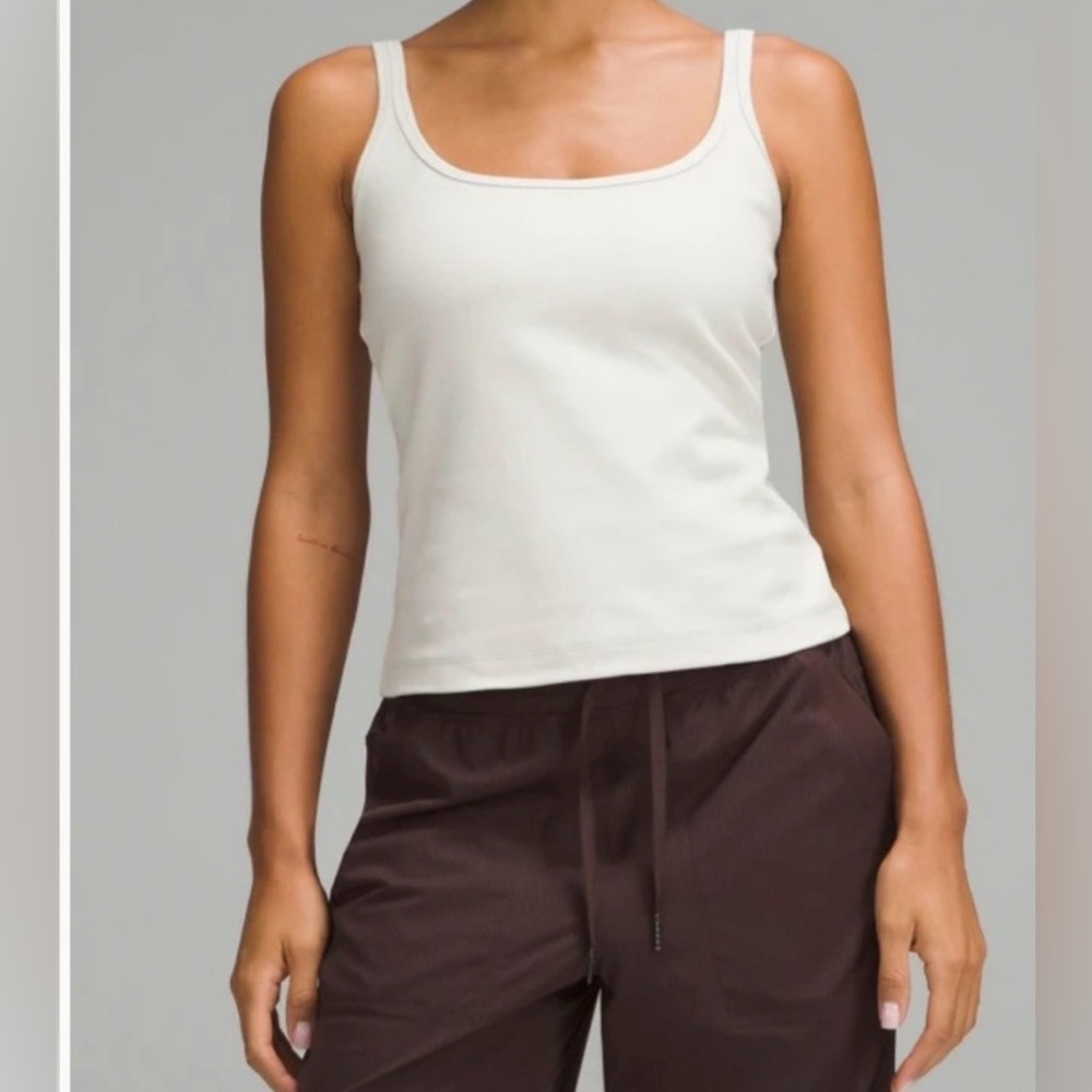Lululemon Slim Fit Stretch Cotton Tank